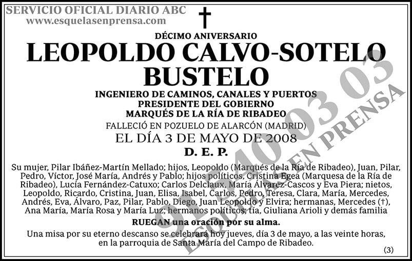 Leopoldo Calvo-Sotelo Bustelo